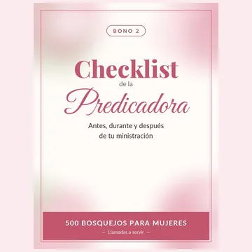 Checklist de la Predicadora