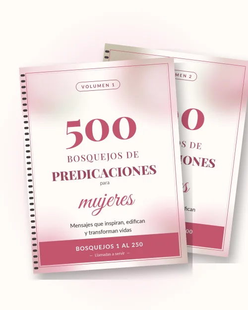 500 Bosquejos de Predicaciones para Mujeres con los 3 bonos