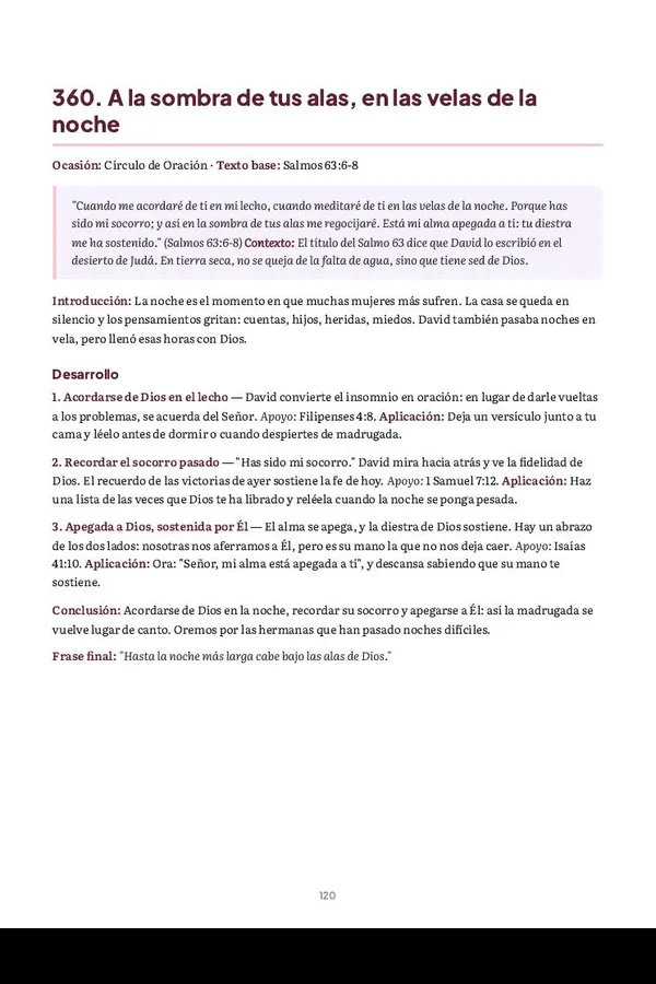 Página del material: conclusión y frase final